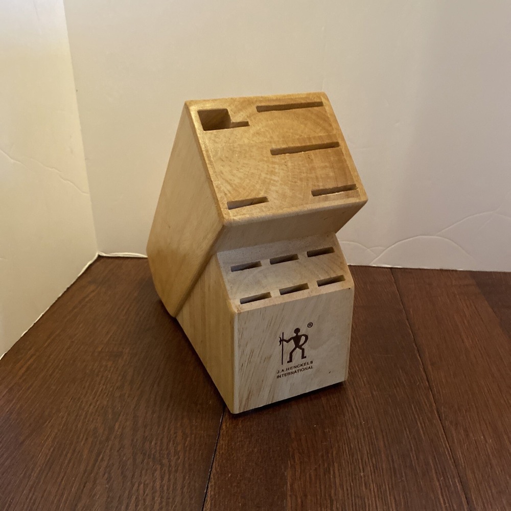 JA‎ Henckels International 11 Slot Hardwood Knife Block
